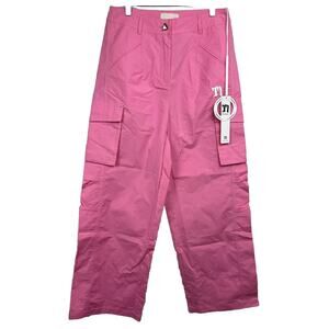 Y2K T1 Los Angeles Streetwear Women’s Medium Pink Cargo Pants Dream Maker NWT